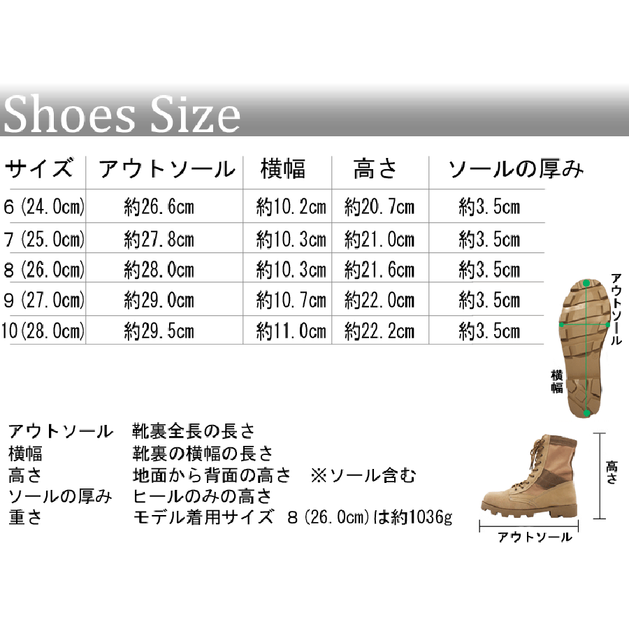 SHIPS別注 迷彩柄ブーツ（サイズ8） - 4
