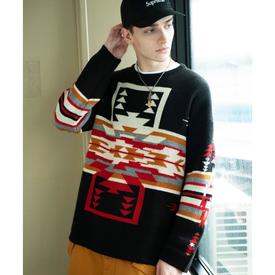 ネイティブビッグ ニットセーター メンズ 品番 Eh 8 Eight エイト のメンズファッション 通販 Shoplist ショップリスト
