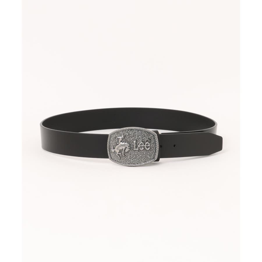Lee レザートップバックルベルト メンズ ベルト レザー 革 皮 跳ね馬