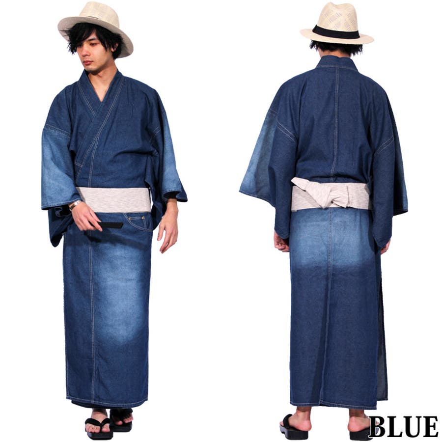 浴衣 着物 デニム[品番：EH000004181]｜8（eight） （エイト）のメンズ