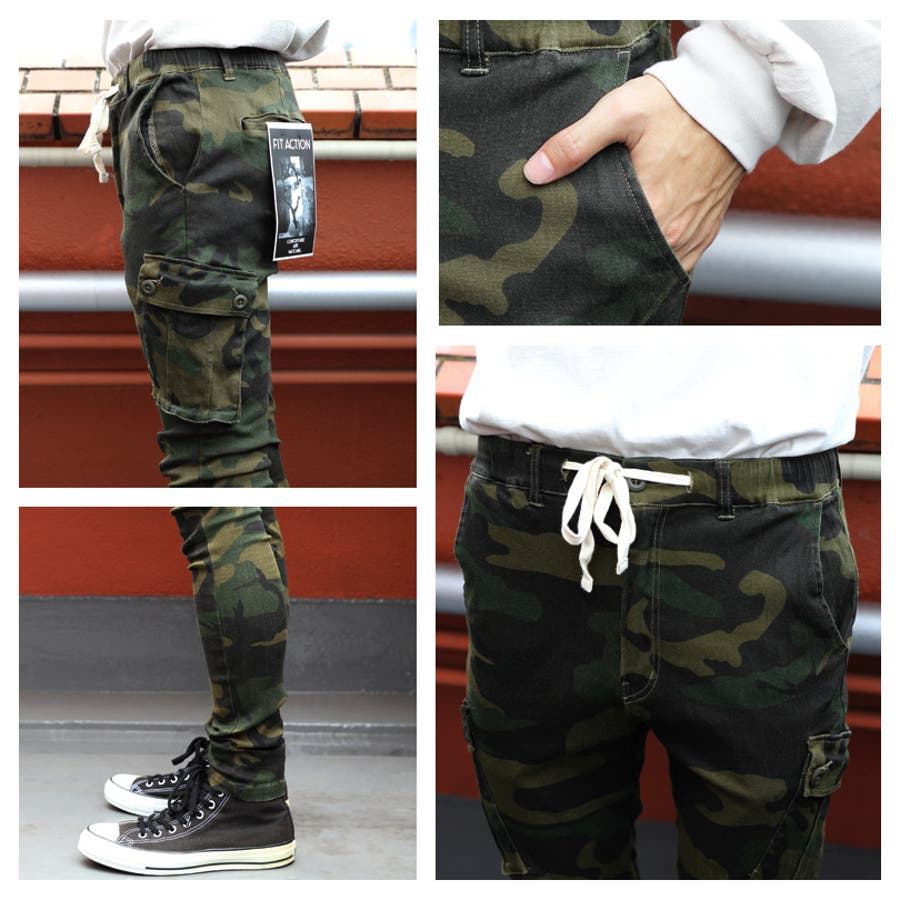 ミリタリーパンツ Fti Punkandyo カーゴパンツ メンズ ミリタリーパンツ[品番：EH000005226]｜8