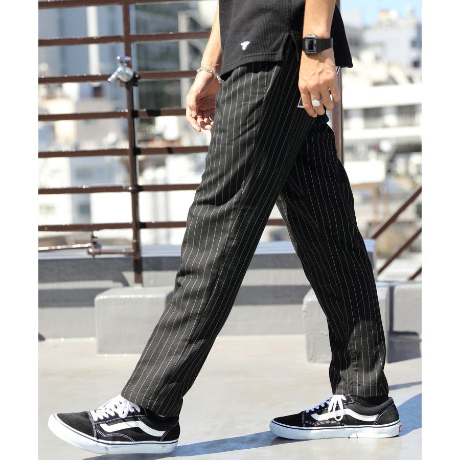 チェックパンツ メンズ テーパードパンツ[品番：EH000005327]｜8