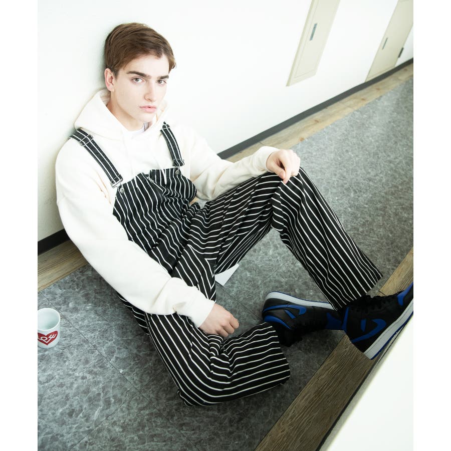 YOKOHAMA ブラックオーバーオール LLサイズ オーバーオール メンズ デニム全2色[品番：EH000004369]｜8