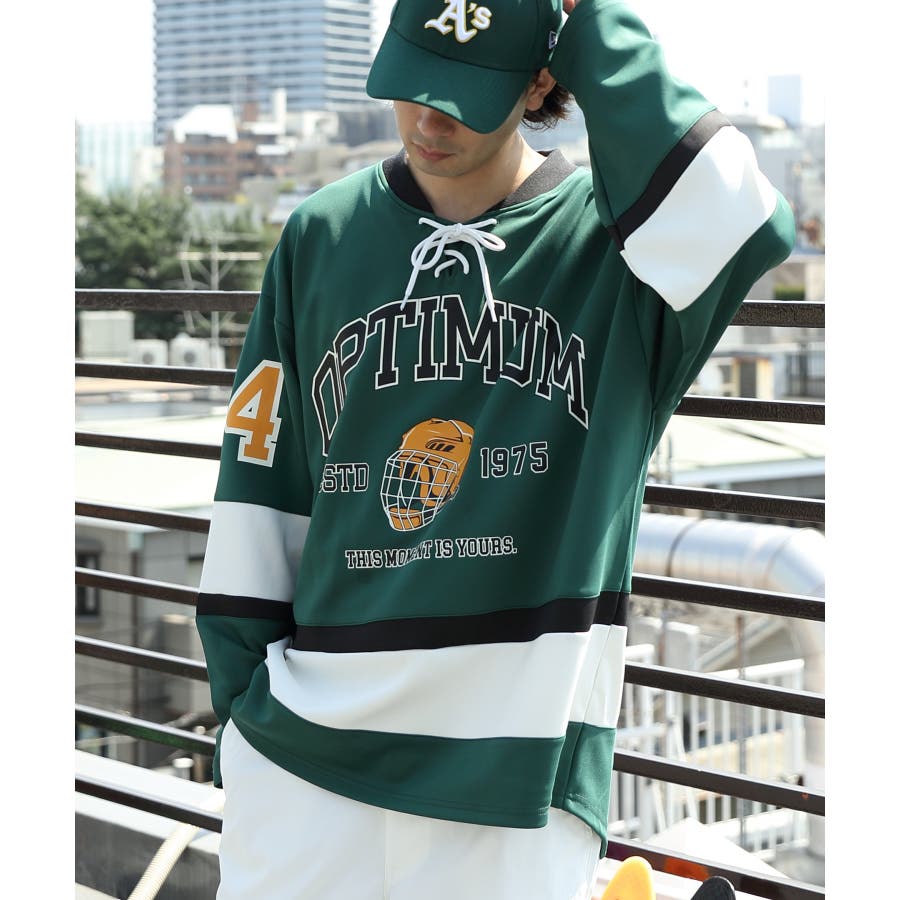 ホッケーシャツ メンズ 長袖シャツ[品番：EH000005862]｜8（eight