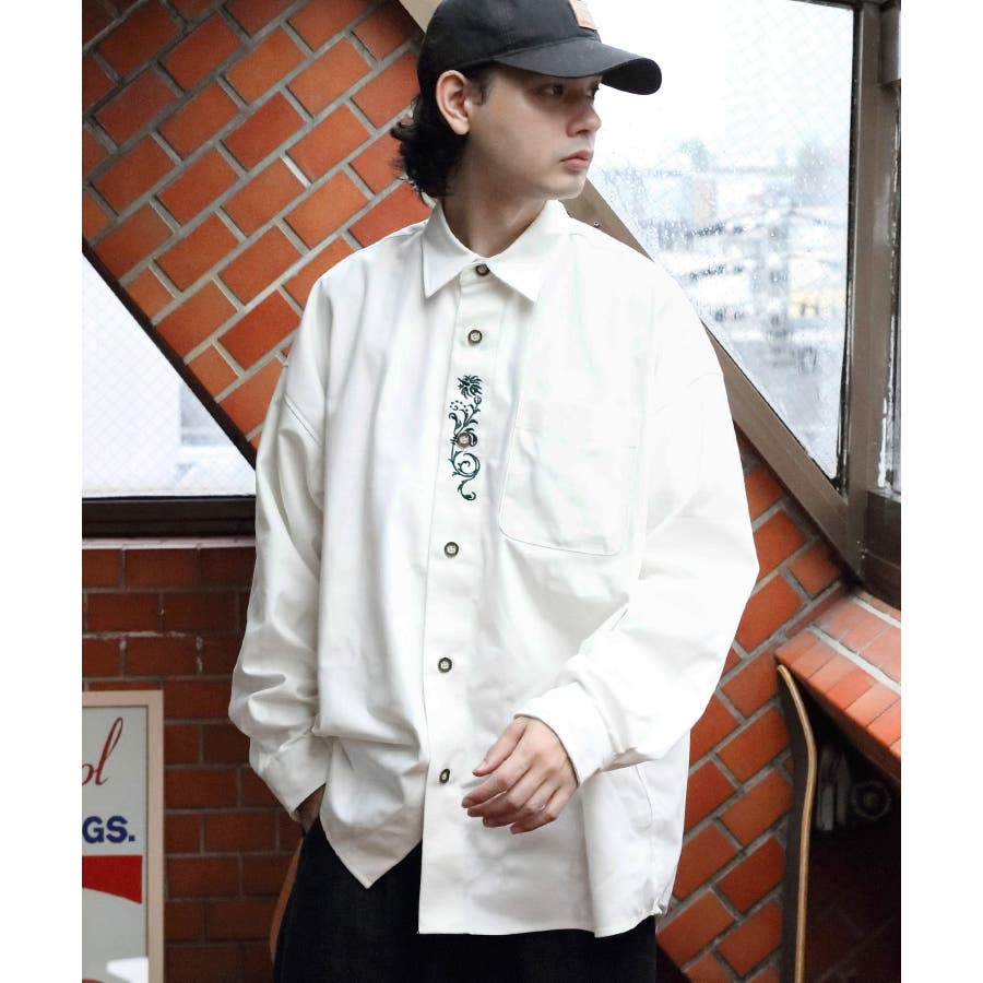 刺繍チロルシャツ メンズ 長袖シャツ 品番 EH000005873 8 eight エイト メンズ Shoplist