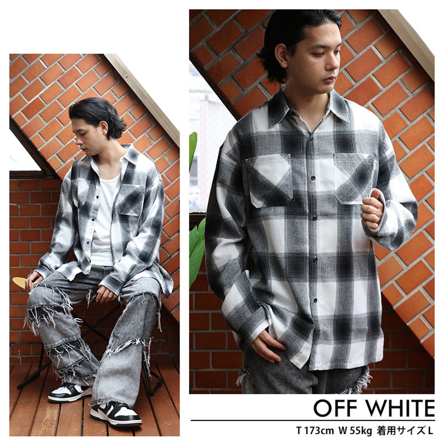 チェックシャツ ネルシャツ メンズ[品番：EH000006027]｜8（eight