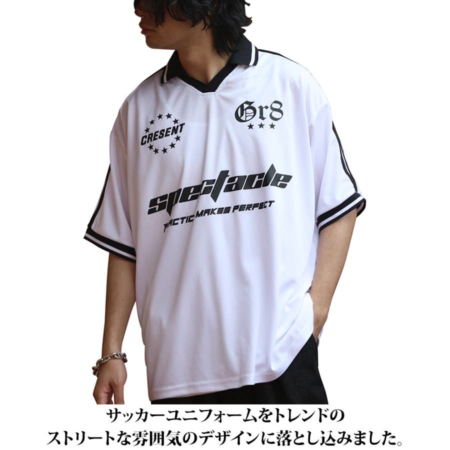 サッカーTシャツ メンズ 半袖 ユニフォーム ゲームシャツ[品番