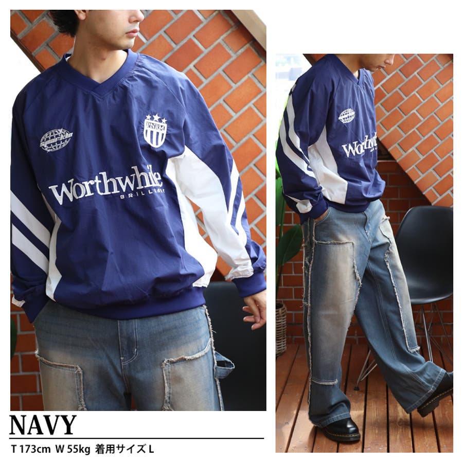 Fanaticsナイロンプルオーバー Champion Vネックナイロンプルオーバー | CUSTOM FEVER