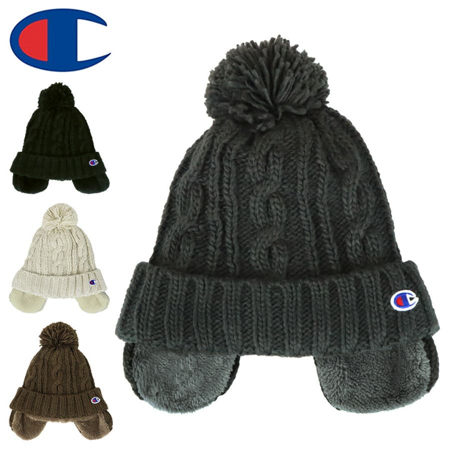 チャンピオン ニット帽 耳付き[品番：OTCM0007854]｜99HeadwearShop