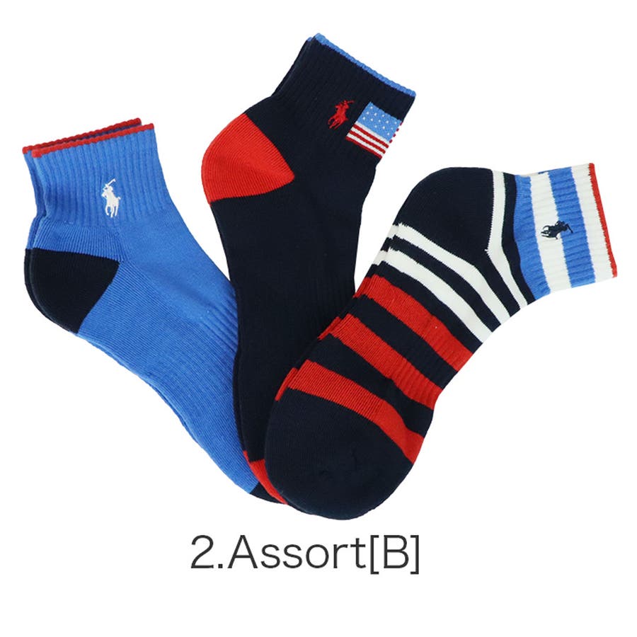 3足セット】ポロ ラルフローレン ソックス[品番：OTCM0004852