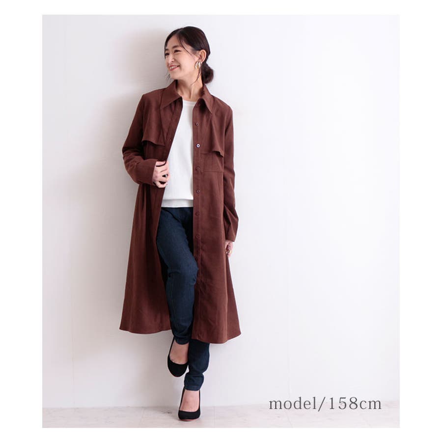 ベルト付きaラインのコーデュロイコート レディース ファッション 品番 Slmw Sawa A La Mode サワアラモード の レディースファッション通販 Shoplist ショップリスト