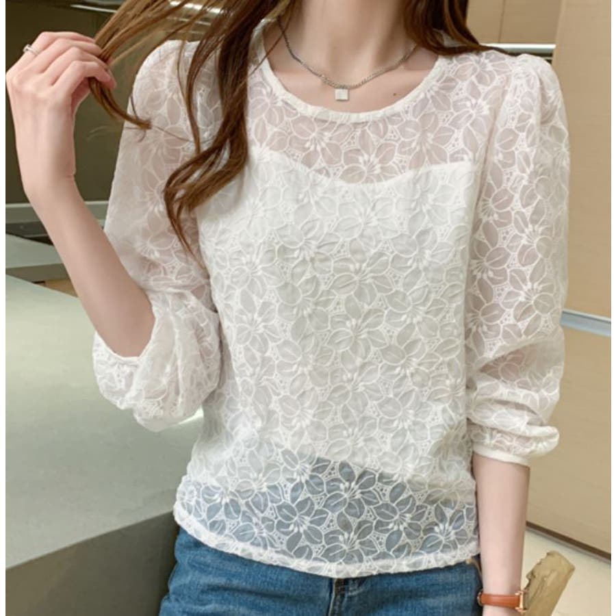 花柄レースブラウス 品番 Abiw Diosfront ディオスフロント のレディースファッション通販 Shoplist ショップリスト