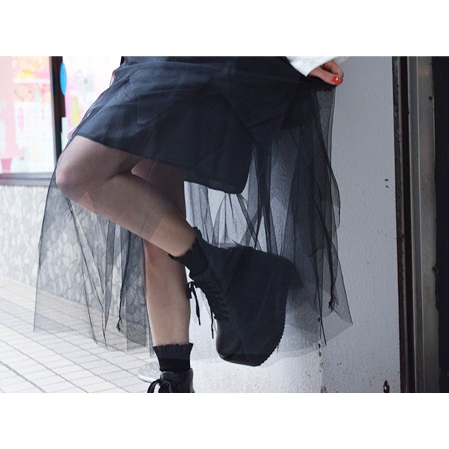 LONGチュール スカート チュールスカート[品番：ACDW0001680