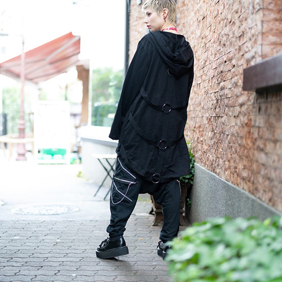 8ZIPサルエルパンツ ワイドパンツ サルエル[品番：ACDW0001889