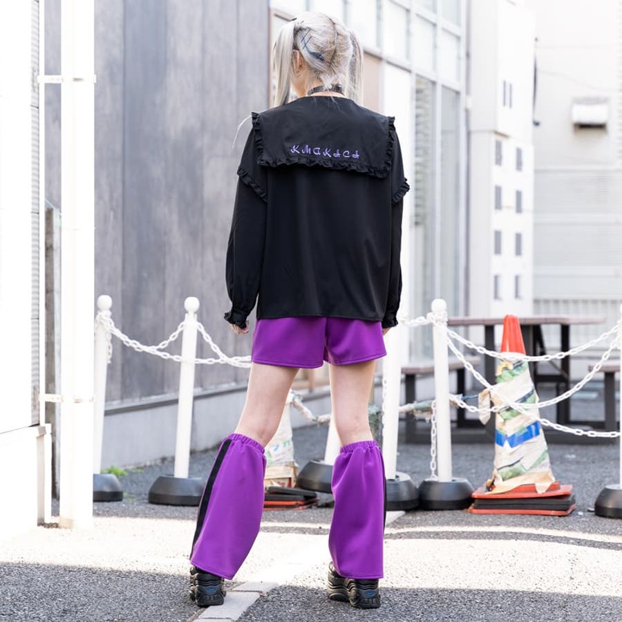 安心 ジャージショートパンツ パープル[品番：ACDW0002618
