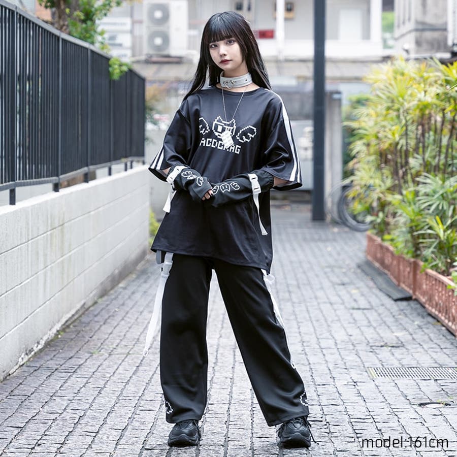 ドットネコ パンツ BK[品番：ACDW0002737]｜ACDCRAG（エーシー