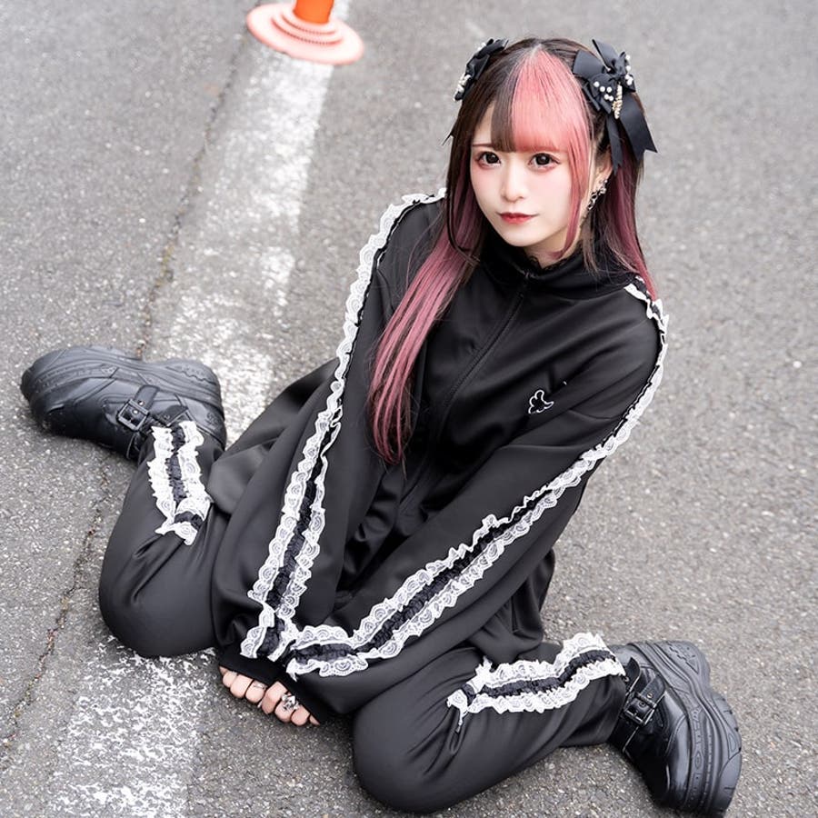 月 ジャージパンツ BK[品番：ACDW0002689]｜ACDCRAG（エーシー