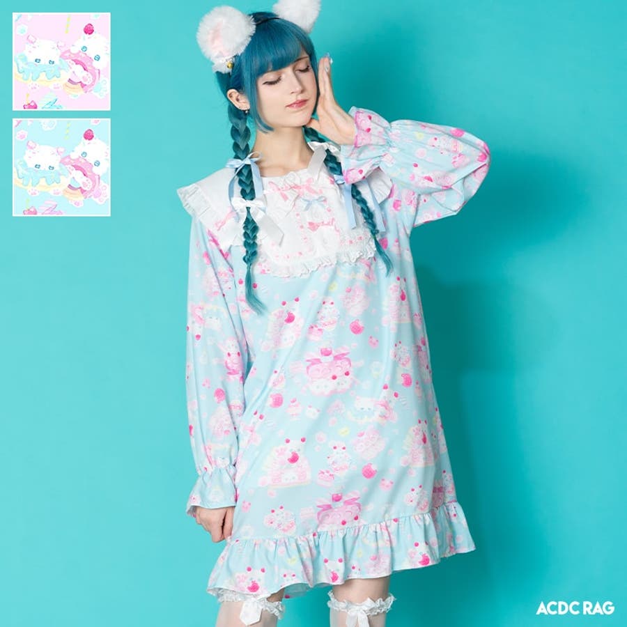 coco 中古 ワック WAAC レディース 長袖ポロシャツ 2(M) 水色