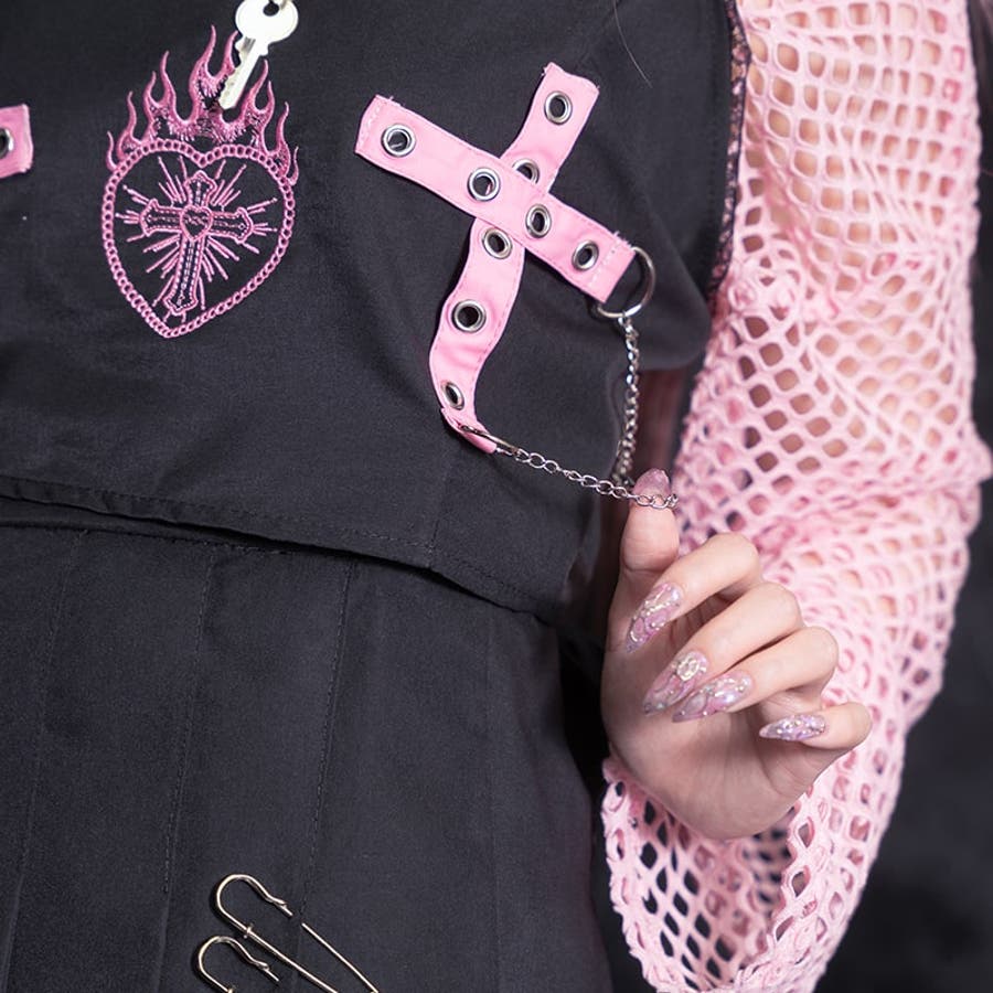 ACDCRAG×kuua 3点セット アウター＋ビスチェ＋スカート