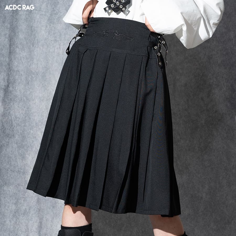 冥闇 PU ラップスカート[品番：ACDW0002664]｜ACDCRAG（エーシー