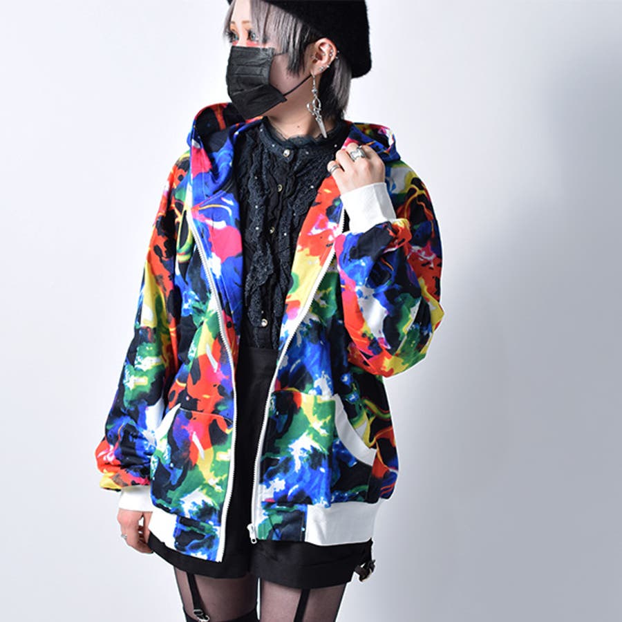 新着商品 サイケZIP BIGパーカー サイケデリック[品番：ACDW0001994 トップス