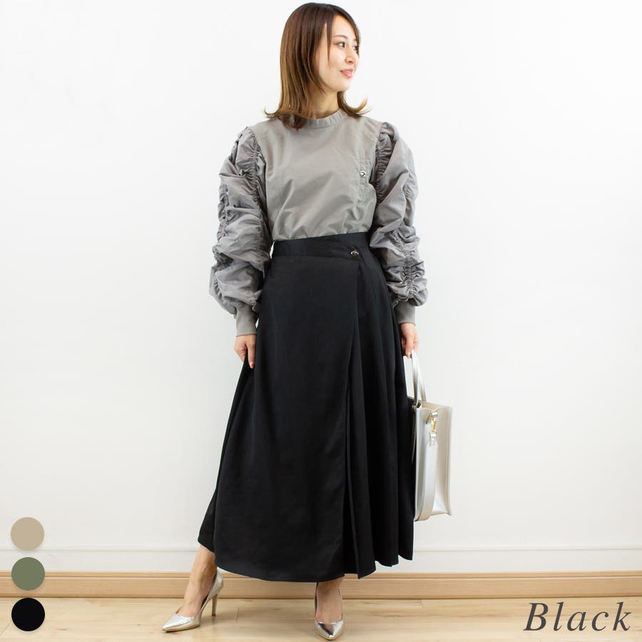 【激安大特価！】 ツイルラッププリーツスカート[品番：ACTW0004375]｜A.NATALY ネイルアート用品(筆など)