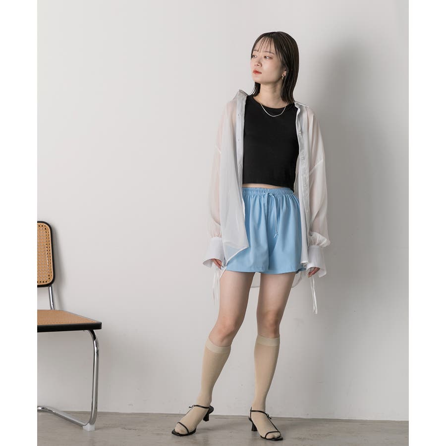 ドローストリング ショートパンツ[品番：ADEW0004473]｜ad thie