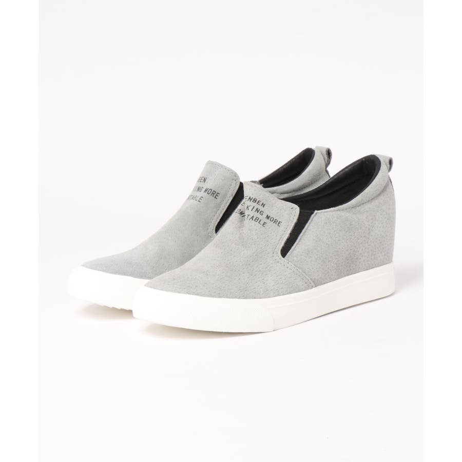 スエード調インヒールスリッポン レディース スニーカー 品番 Xt Aimoha アイモハ のレディース ファッション通販 Shoplist ショップリスト