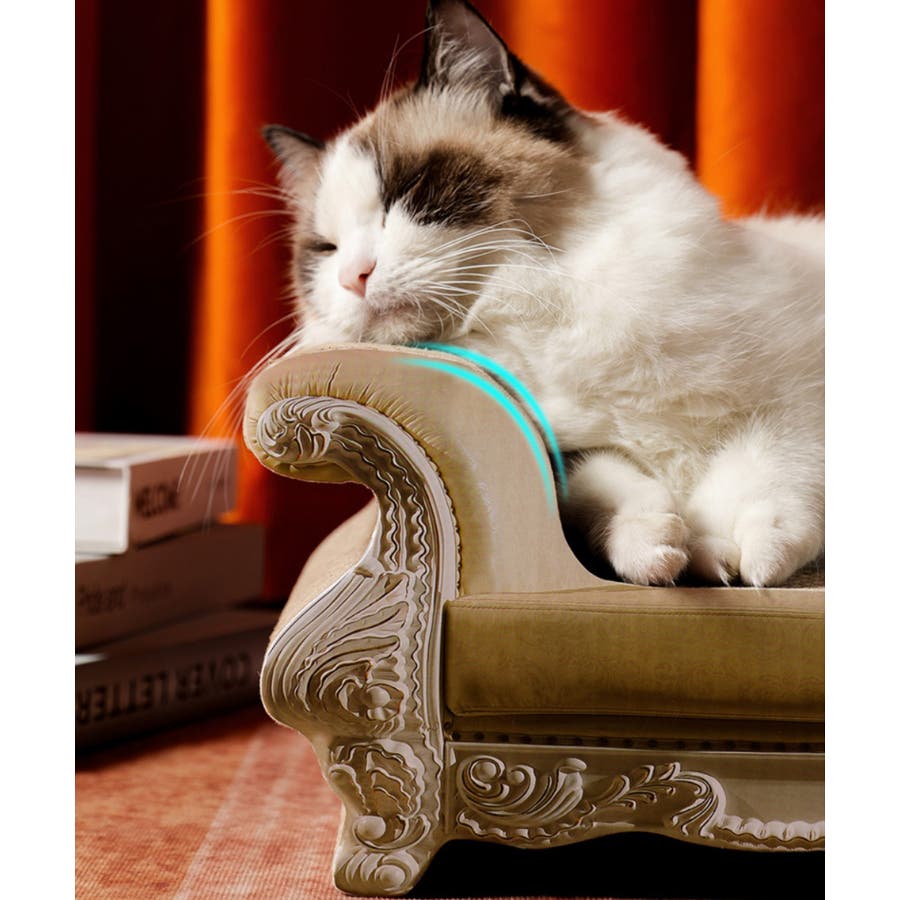 新作 猫用爪とぎ高級ソファー型 ペットベット[品番：XT000004550