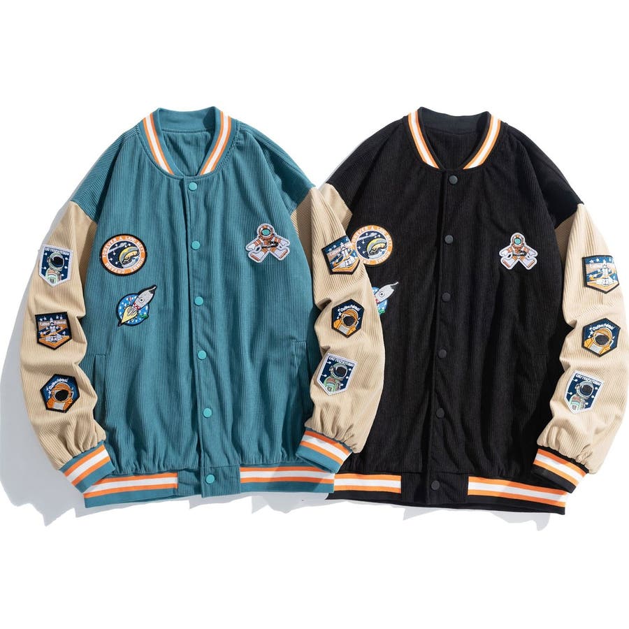 【最終値下げ】zutomayo　コーデュロイ　ワッペンジャケット　XL ずとまよ コーデュロイ ワッペン ジャケット ネイビー L - メルカリ