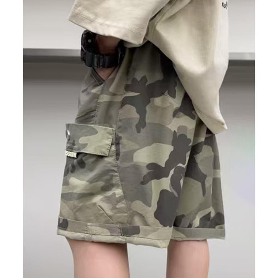 aimoha-KIDS-】迷彩柄ショートパンツ[品番：XT000013526]｜aimoha kids