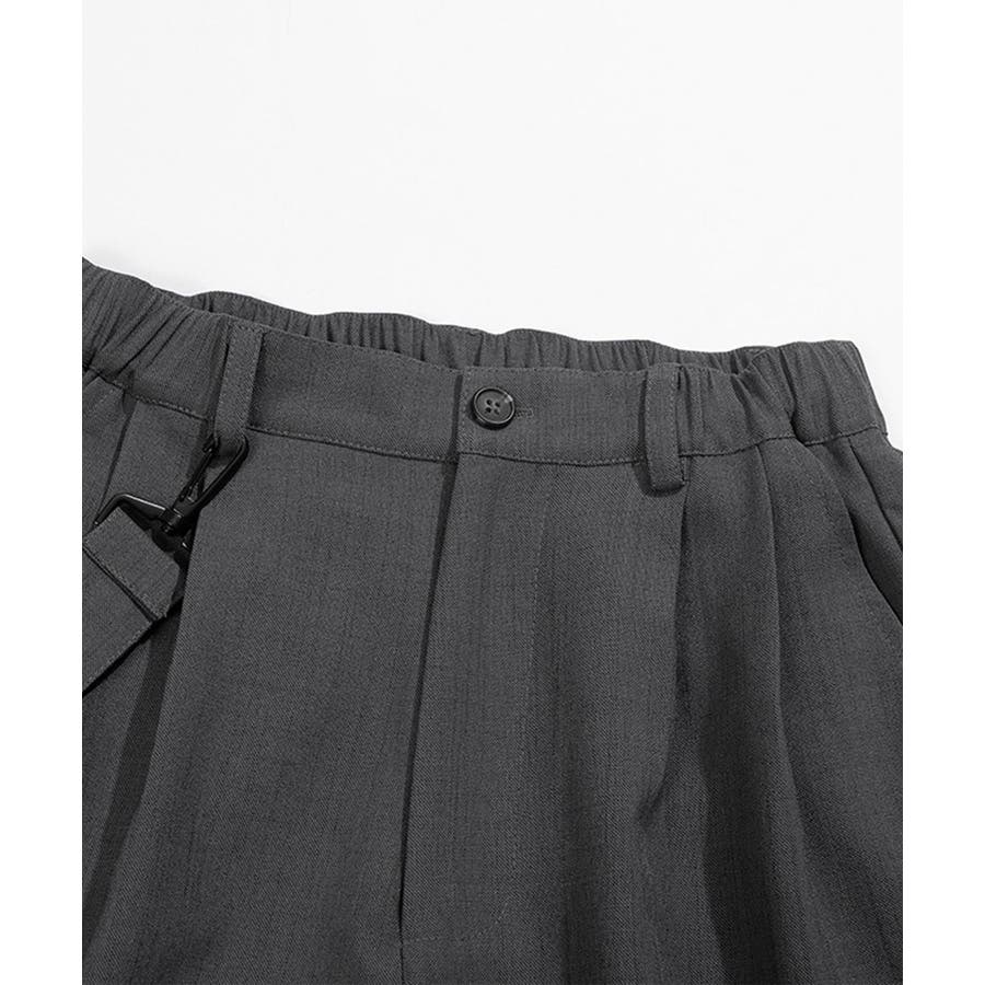 サスペンダー付きカーゴハーフパンツ[品番：XT000013706]｜HOOK