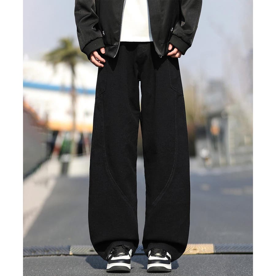 ワイドシルエットデニムパンツ[品番：XT000013801]｜aimoha men