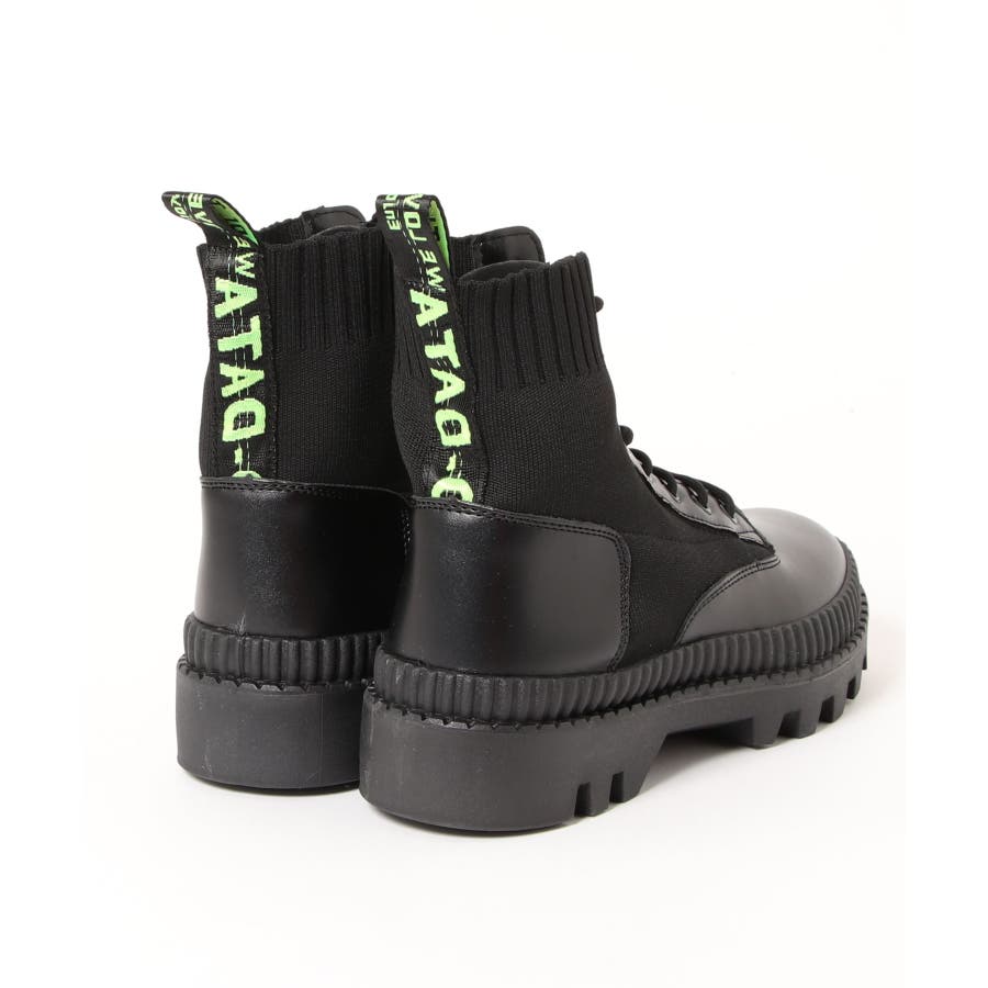 レースアップ厚底ブーツ 韓国ファッション 秋冬[品番