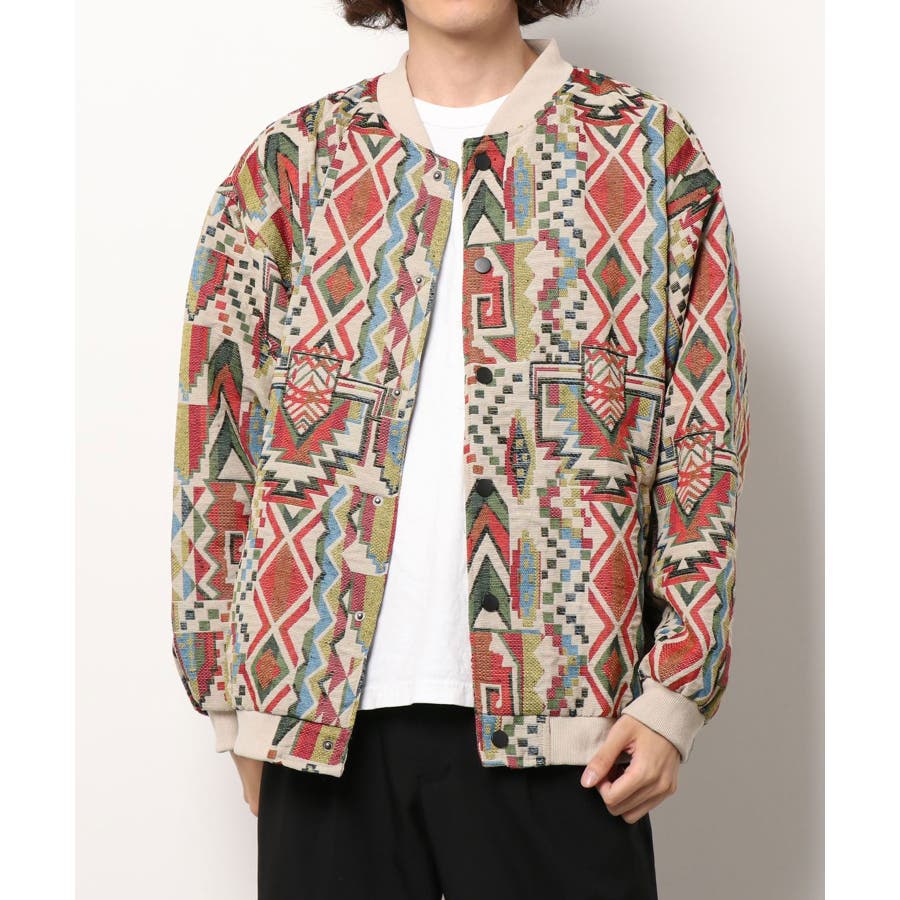 romanticstandard ゴブラン柄ブルゾン ゴブランフラワージャケット | Romantic Standard