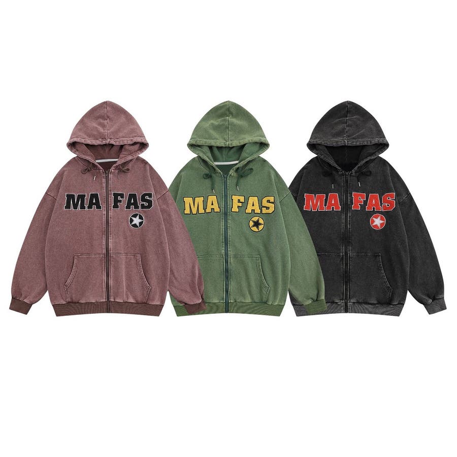 45R【インディゴ染め（ウォッシュ加工）／エルボーパッチ】ジップアップ•パーカー カットデニム パーカー メンズ ジップパーカー デニム