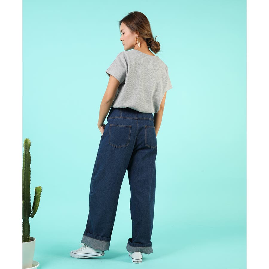 ワイドパンツ デニム レディース 品番 Xt Aimoha アイモハ のレディース ファッション通販 Shoplist ショップリスト