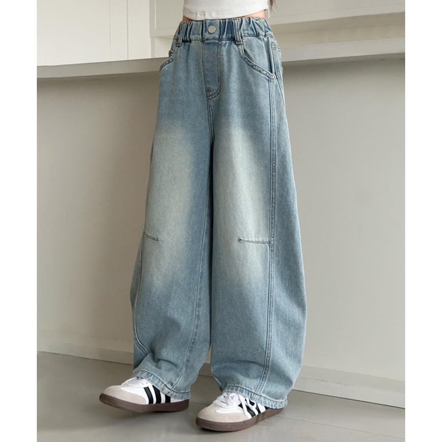 パンツ Himi CAMBIO(カンビオ)】ストレッチツイル裾ZIPテーパードパンツ(BP