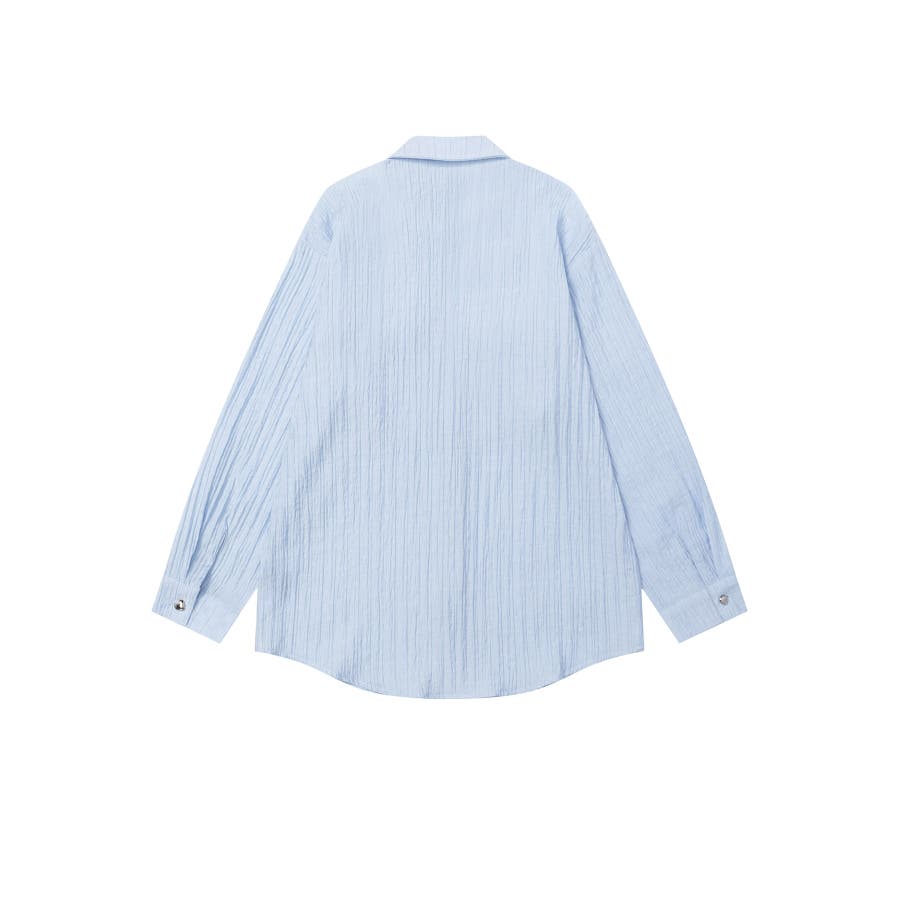 HOOK】for girls リボンアイレットストライプロングシャツ[品番