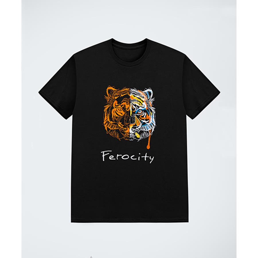 OUTLET タイガー刺繍Tシャツ メンズ[品番：XT000004075]｜aimoha men