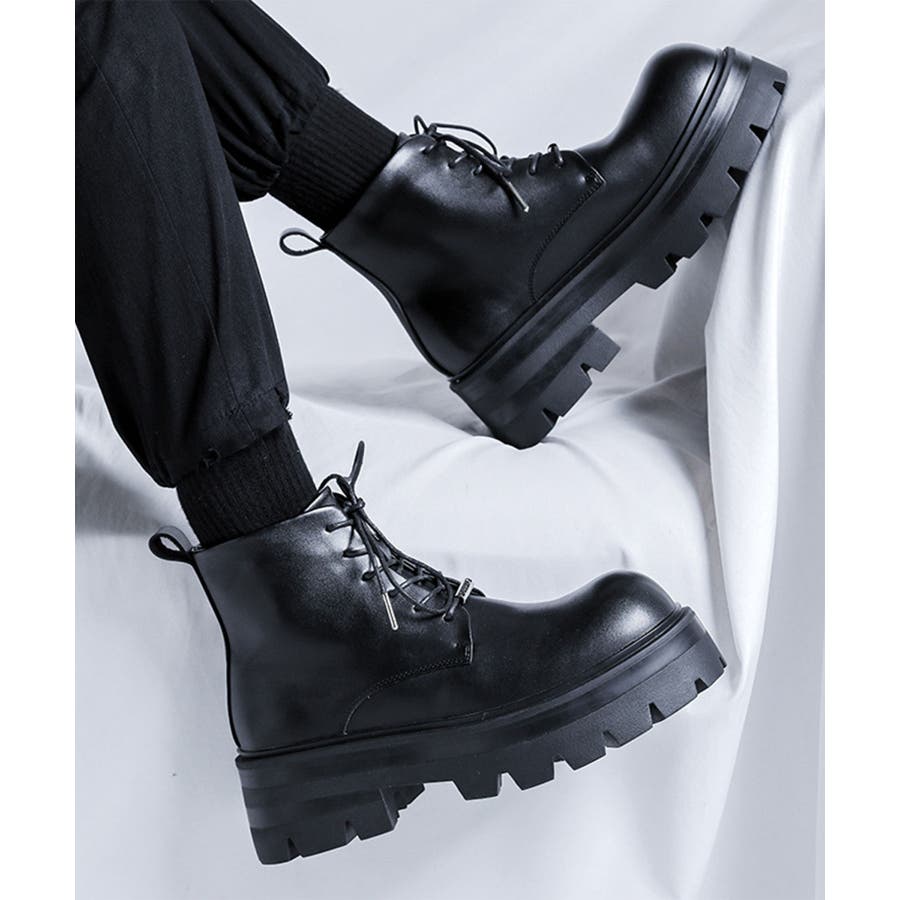 shoes365】メンズ 編み上げショートブーツ[品番：XT000011809]｜aimoha