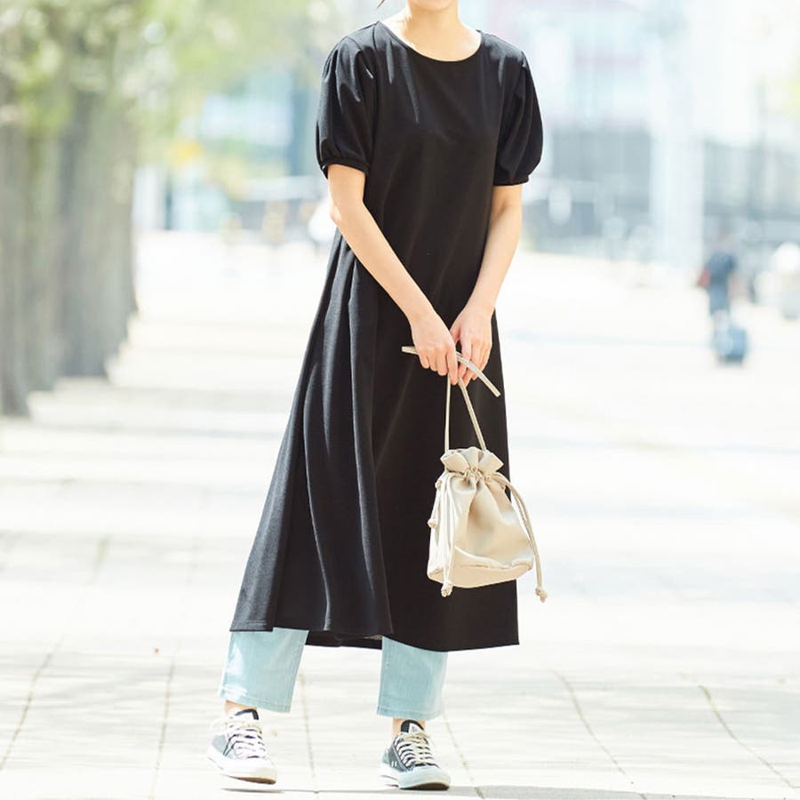 はーたん様専用 フレア肩パールワンピース 38 （【嬉しい5つの