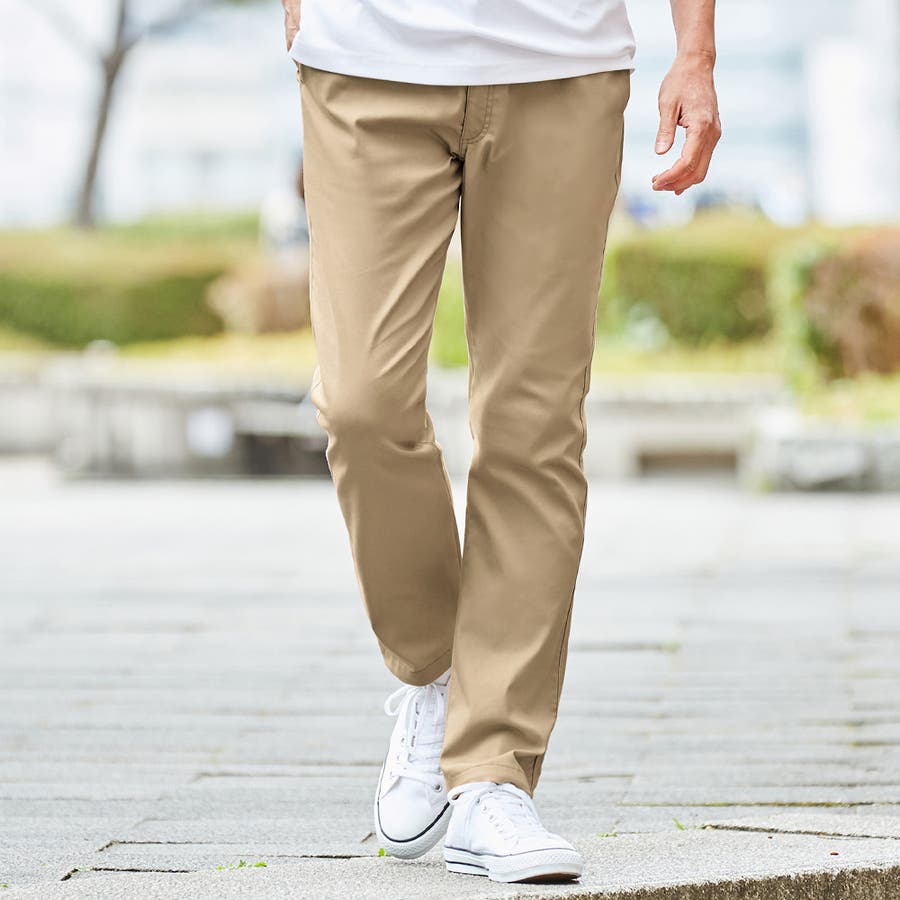 接触冷感ウエストイージーパンツ【股下75㎝】[品番