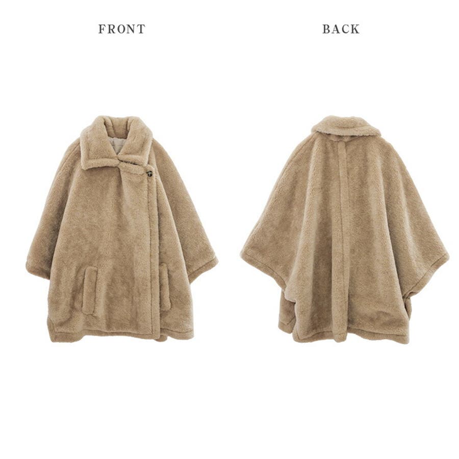 ケープ ファー ジャケット[品番：AMLW0003055]｜AMELY（エメリー）のレディースファッション通販｜SHOPLIST（ショップリスト）