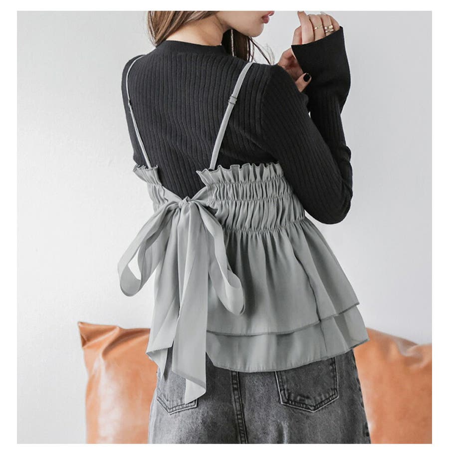 トップス キャミソール バックリボン [品番：AMLW0002652]｜AMELY（エメリー）のレディースファッション通販｜SHOPLIST（ショップリスト）