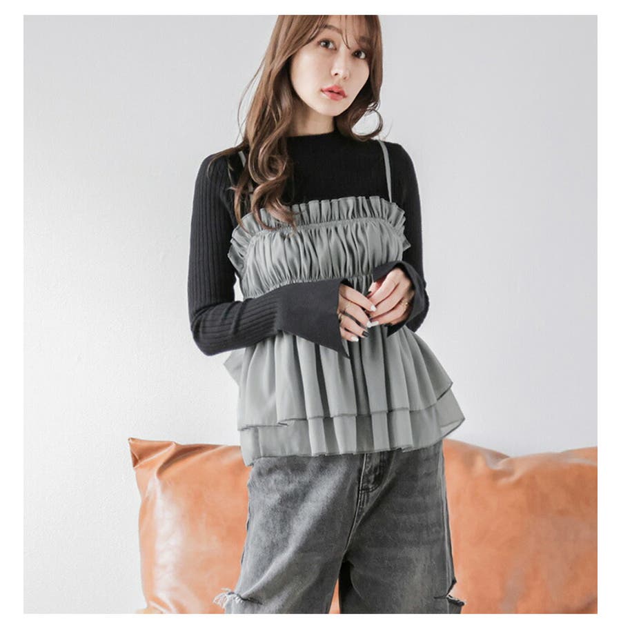トップス キャミソール バックリボン [品番：AMLW0002652]｜AMELY（エメリー）のレディースファッション通販｜SHOPLIST（ショップリスト）