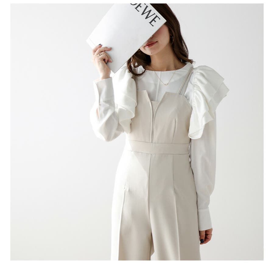 サロペット ビスチェ風 Ｉライン[品番：AMLW0002680]｜AMELY（エメリー）のレディースファッション通販｜SHOPLIST（ショップリスト）