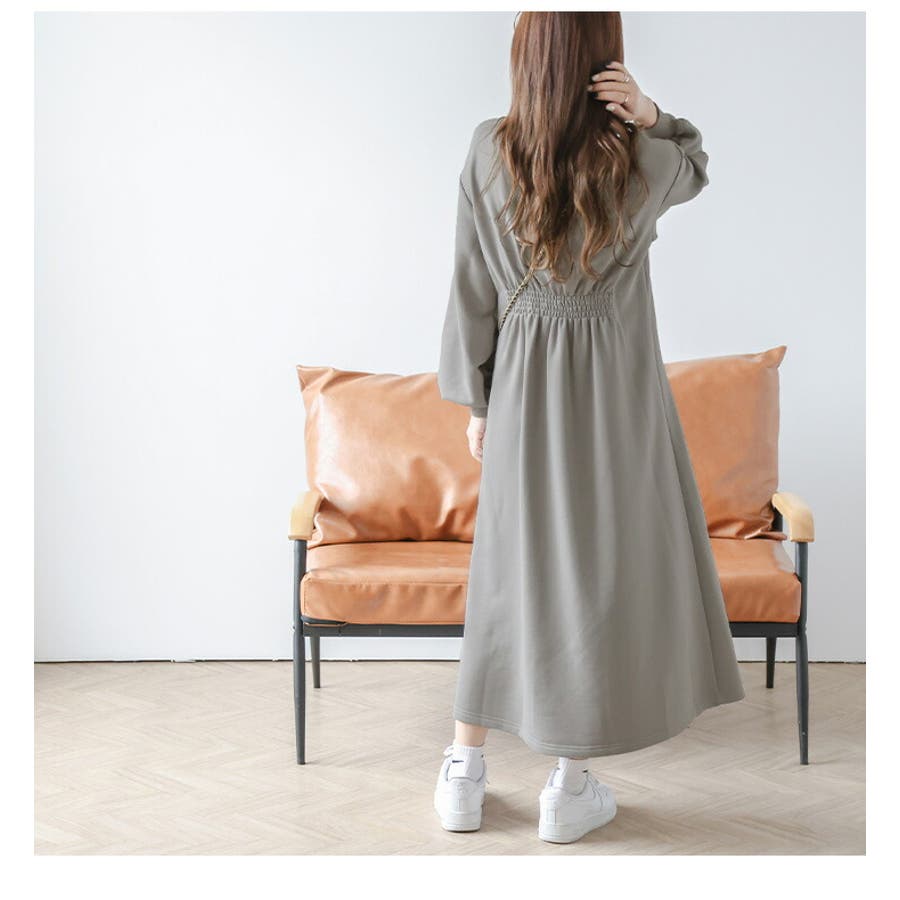 ワンピース ハーフジップ 前後2way[品番：AMLW0002713]｜AMELY