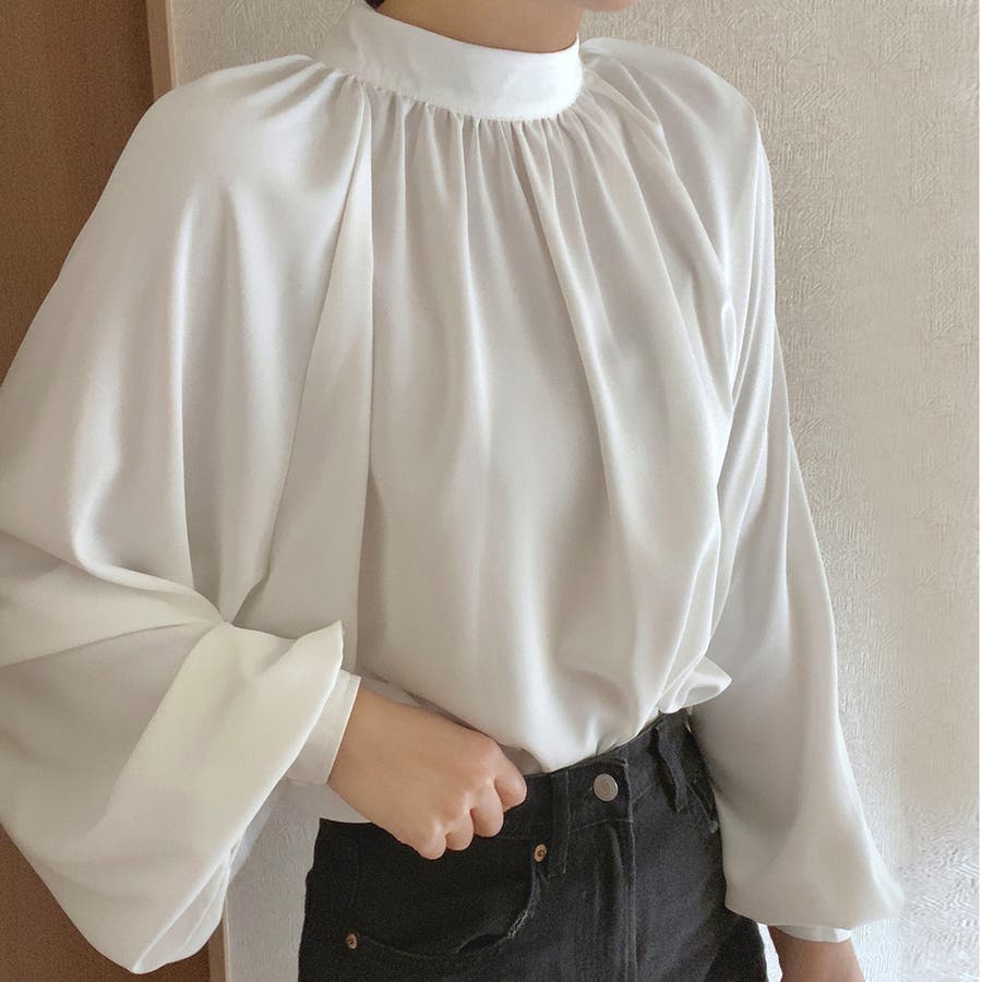 前後2wayボウタイブラウス[品番：AMTW0005424]｜LAUIR（ラウアー