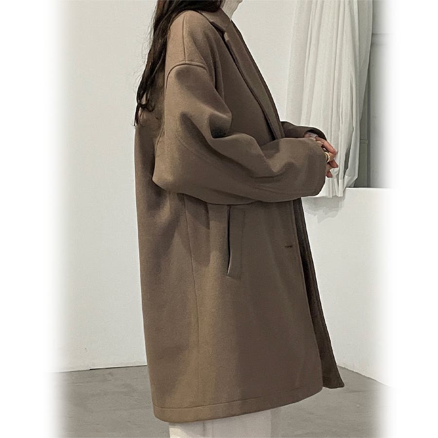 Louere オーバーサイズミドル丈コート[品番：AMTW0004982